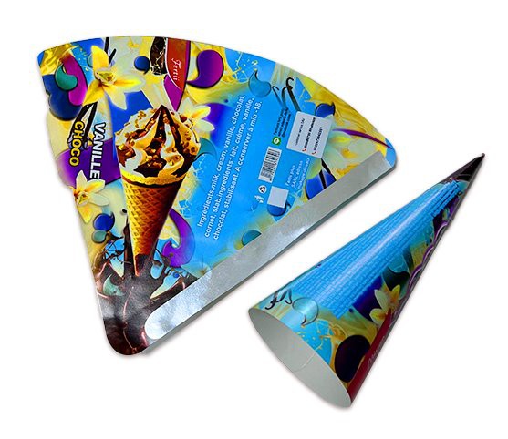 aluminum ice cream cone sleeve -