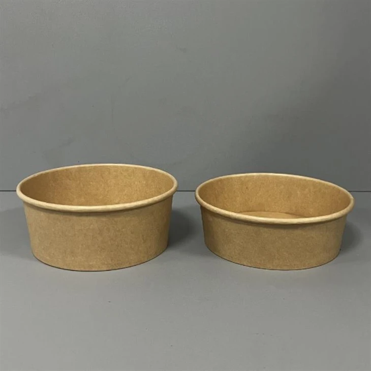 500ml 750ml kraftsalatskálar