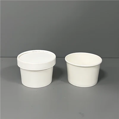 3oz ís pottur með lokum